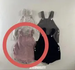 美品 JEJEUNOSITY コーデュロイサロペット ピンク xs