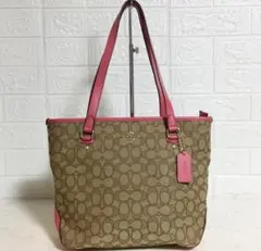 no35305 コーチ F58282 シグネチャー トート バッグ A4収納可