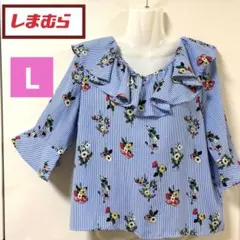 しまむら Blistorm ブリストーム 五分袖トップス L