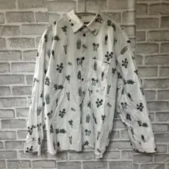 go slow caravan 植物柄 長袖 シャツ サイズ2のサムネイル