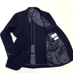 【美品】ORIHICA cafe sohoテーラードジャケットネイビー S