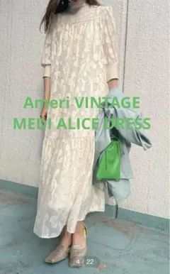 amerivintage 【山本里奈　着用】MEDI ALICE DRESS