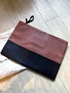 CÉLINE Phoebe Philip 期　バイカラーレザー クラッチ