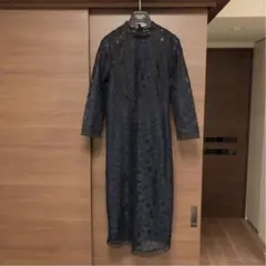 新品タグ付き☆ZARA BASIC ザラ　レースロングワンピース