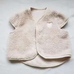 フリース ベビーベスト 70~80cm