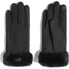 手袋 冬 レディース 防寒スマホ対応 暖かい グローブ ふわふわ ボア 裏起毛