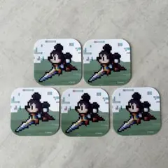 【新品•非売品】Puzzle&Dragone ミッキーマウス シール5枚セット