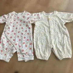 ロンパース2着セット（花柄）
