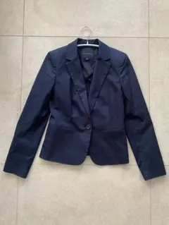 バナナリパブリック　ネイビー　ジャケット　アウター　スーツ 7号　0サイズ