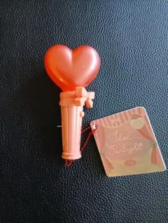 ハートリボンペンライトミニサイズキーホルダーアミューズメント景品非売品