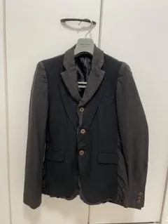 希少 00年製 トリココムデギャルソン 上質 ドッキング テーラードジャケット トリココムデギャルソンtricot COMME des GARCONS パッチ