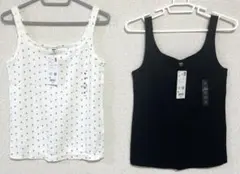 【新品未使用】UNIQLO ポインテールタンク M 2色セットのサムネイル