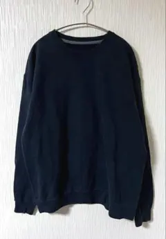 US古着 フルーツオブザルーム シンプル 無地 裏起毛 スウェット トレーナー