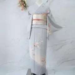 未着用 絽 椿 夏着物 正絹 訪問着 清雅 - メルカリ