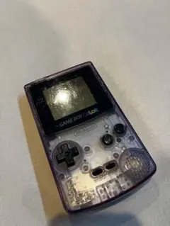 【ジャンク品】GAME BOY COLOR クリアパープル CGB-001