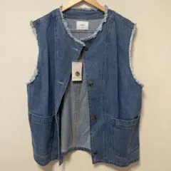 【Discoat】 フリンジデニムベスト