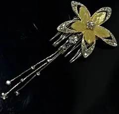 【髪飾り】花デザイン　和装小物