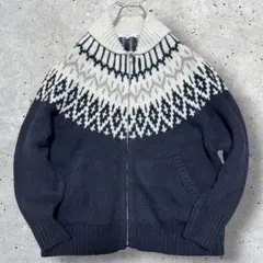 23区 23AW SLOW フェアアイルニット カーディガン 44