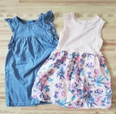 GAP ワンピース 105 ミニー 4years デニム キッズ ベビー 女の子