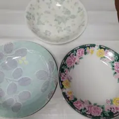 【レトロ】デザイン皿 5枚