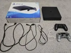 PlayStation 4 本体 ブラック コントロール2個 ソフト4本