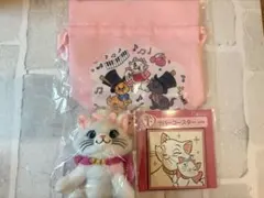 ディズニー　キャットコレクション　ハッピーくじ　B賞　D賞　F賞　マリーちゃん