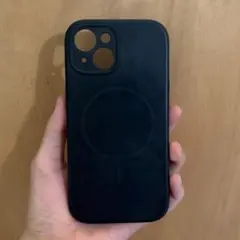 iPhone15用ケース ブラック