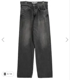 DAIRIKU Straight Denim Pants 新品 ブラックのサムネイル