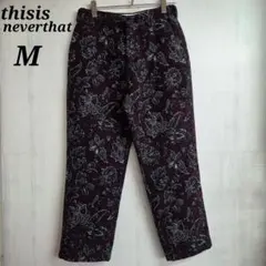 新品　thisisneverthat Flower work pants　Mのサムネイル