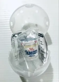 日清カップヌードル　めじるしアクセサリー　シーフードヌードル　ガチャガチャ