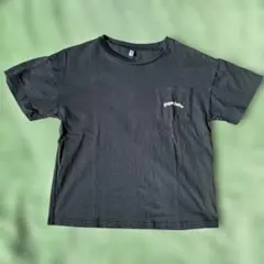 キッズ　シンプルTシャツ黒　150