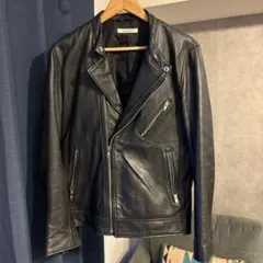 希少L ジャーナルスタンダード ラムレザー セミダブルライダースジャケット