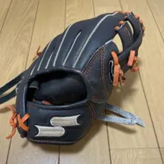 小学生 SSK 軟式野球グローブ ブラック オレンジのサムネイル