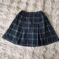 ファミリア　チェック柄スカート