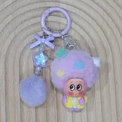 キャラクターじゃらじゃらキーホルダー チャーム アフロ バーストヘッド♡