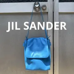 JIL SANDER レザー ショルダーバッグ ブルー　ジルサンダーのサムネイル