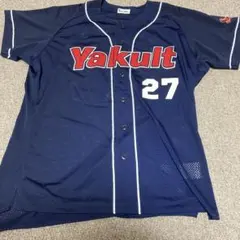 【当時物】東京　ヤクルト　スワローズ　古田敦也　ビジター　ユニフォーム M