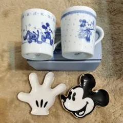 Francfranc ミッキープレート sangoミッキーミニーマグカップセット