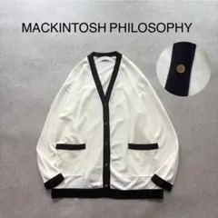 【美品】 マッキントッシュフィロソフィー 近年モデル カーディガン 金ボタンのサムネイル