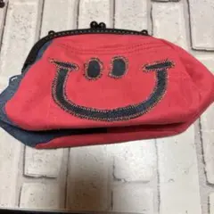 スマイリーフェイスポーチ 日本製