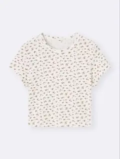 ポインテールフラワープリントTシャツ　L 新品