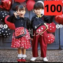 新品 Littcリトシー ミッキー なりきり セットアップ 100 長袖しまむら