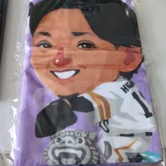 ソフトバンクホークス　フェイスタオル東浜