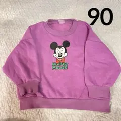ミッキー　レトロミッキー　トレーナー　90