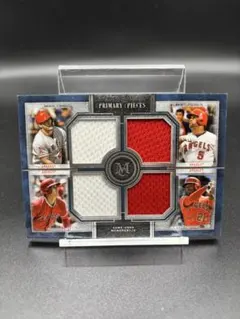 大谷&トラウト&プホルス 19 Topps Museum 4選手実使用 シリアル