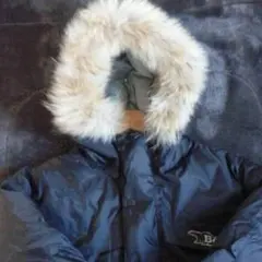 雪 美品 肉厚 極暖 高級 ダウン 黒　Bear　ベアー
