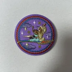 ディズニー　刺繍缶バッジ　アラジン