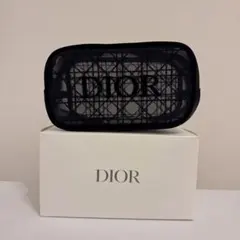 Dior ブラックメッシュポーチ