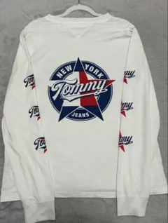 Tommy Jeans　ロングTシャツ　長袖 XL 　バックプリント