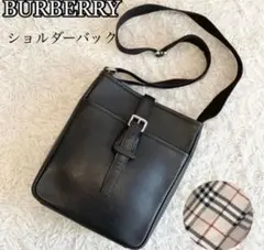 ※値下げしました※BURBERRY ショルダーバッグ レザー ロゴ型押し